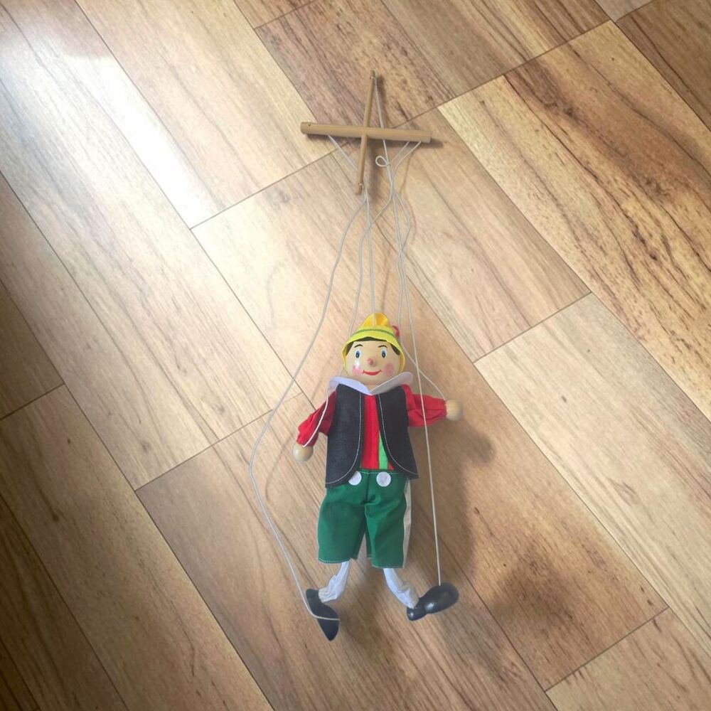 Pinocchio Wooden String Marionette Puppet By The Original Toy Company